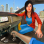US Police Taxi Driving Robot Simulator - Car Games apk icon