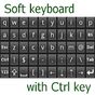 Keyboard with Ctrl key