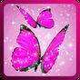 APK-иконка розовая бабочка живые обои