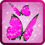APK-иконка розовая бабочка живые обои