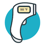 Icona Thermometer for Fever - Body Temperature Gun Diary