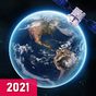 Live Earth Map 2021 - Satellite View, World Map 3D Simgesi