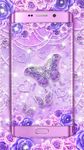Purple Diamond Butterfly Live Wallpaper image 
