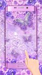 Purple Diamond Butterfly Live Wallpaper image 1