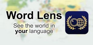 Imagem  do Word Lens Translator Demo