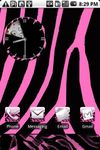 Captura de tela do apk Zebra Print Pink Theme 