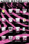 Captura de tela do apk Zebra Print Pink Theme 1