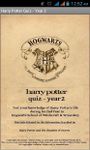 Captura de tela do apk Harry Potter Quiz (Year2) 1