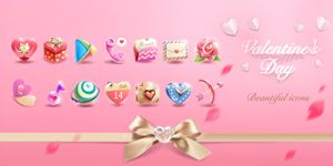 Tangkapan layar apk Valentine's DayGOLauncherTheme 5