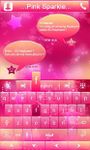 Pink Sparkle GO Keyboard Theme image 2