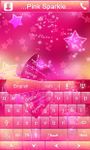 Pink Sparkle GO Keyboard Theme imgesi 3