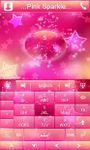 Pink Sparkle GO Keyboard Theme imgesi 4