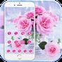 розовая роза тема pink rose APK