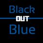 Icoană apk Black and Blue Keyboard Skin