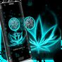 Neon Leafy Weed tema APK