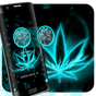 Neon Leafy Weed tema apk icono