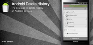 Imagem  do Android Delete History