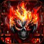 Fuego cráneo teclado tema Hell Fire Skull APK