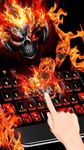 Imagine Foc craniu tastatură temă Hell Fire Skull 4