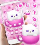 Картинка 9 Розовый котенок обои тему Pink kitty