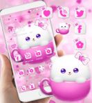 Gambar Pink kitty tema wallpaper 5