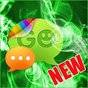 GO SMS Pro Tema Green Smoke APK