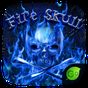 Ícone do apk Fire Skull GO Keyboard Theme