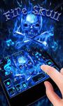 Картинка 2 Fire Skull GO Keyboard Theme