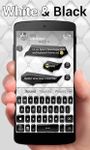 Black and White Keyboard Theme의 스크린샷 apk 