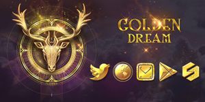 Captura de tela do apk Golden Dream GO Launcher Theme 1
