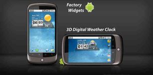 3D Digital Weather Clock image 