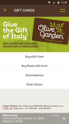 Olive Garden Italian Kitchen Android Free Download Olive Garden