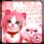 Lovely Cute Pink Kitty Cat Keyboard Theme apk icon