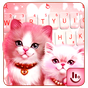 Ikon apk Lovely Cute Pink Kitty Cat Keyboard Theme