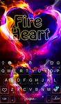 Fire Heart Keyboard Theme image 1