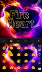 Fire Heart Keyboard Theme εικόνα 2