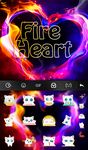 Fire Heart Keyboard Theme εικόνα 4