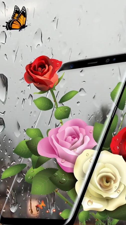 Rose Live Wallpaper with Waterdrops APK - Free download for Android