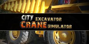City Excavator Crane Simulator image 6