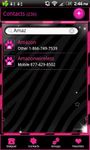 Go Contacts - Pink Zebra Theme image 2