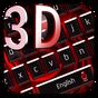 Thème du clavier 3D rouge noir APK