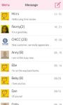 Captura de tela do apk GO SMS 7 Pink Messages 6