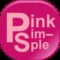 GO SMS Pro Pink simple Theme apk icono