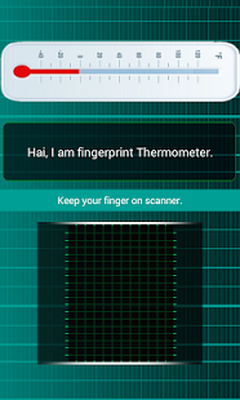 fingerprint thermometer