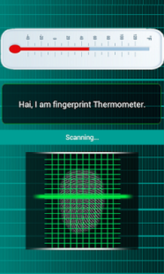 fingerprint thermometer app for android