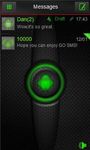 Imagem 1 do Green Glow Go SMS Theme