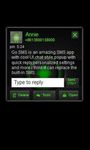 Imagem 3 do Green Glow Go SMS Theme