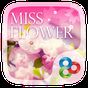 Ícone do apk Miss Flower GO Launcher Theme