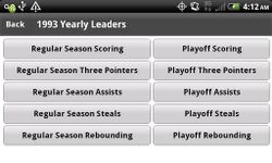 Captura de tela do apk Professional Basketball Stats 