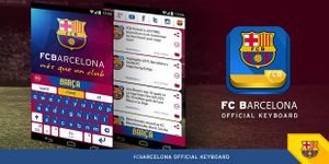 FC Barcelona Official Keyboard imgesi 